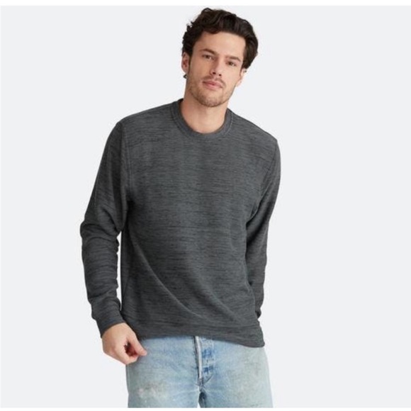 MeUndies Hacci Crew Grey Sweatshirt Men’s Large - Picture 2 of 7